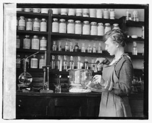 Margaret Foster, a government chemist in 1919.